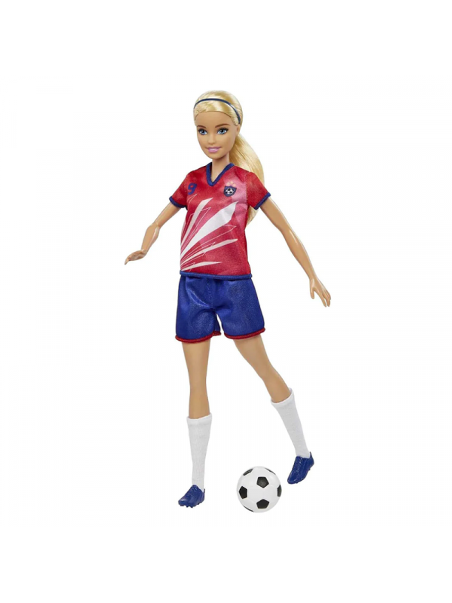 Barbie Profesiones Jugadora De Fútbol  1