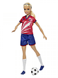 Barbie Profesiones Jugadora De Fútbol  - Miniatura 1