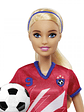 Barbie Profesiones Jugadora De Fútbol  - Miniatura 2
