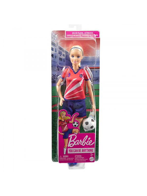 Barbie Profesiones Jugadora De Fútbol  3