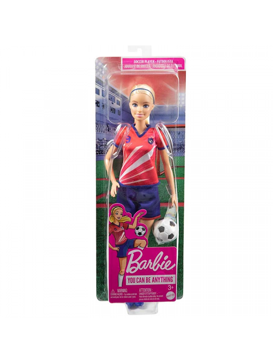 Barbie Profesiones Jugadora De Fútbol  3