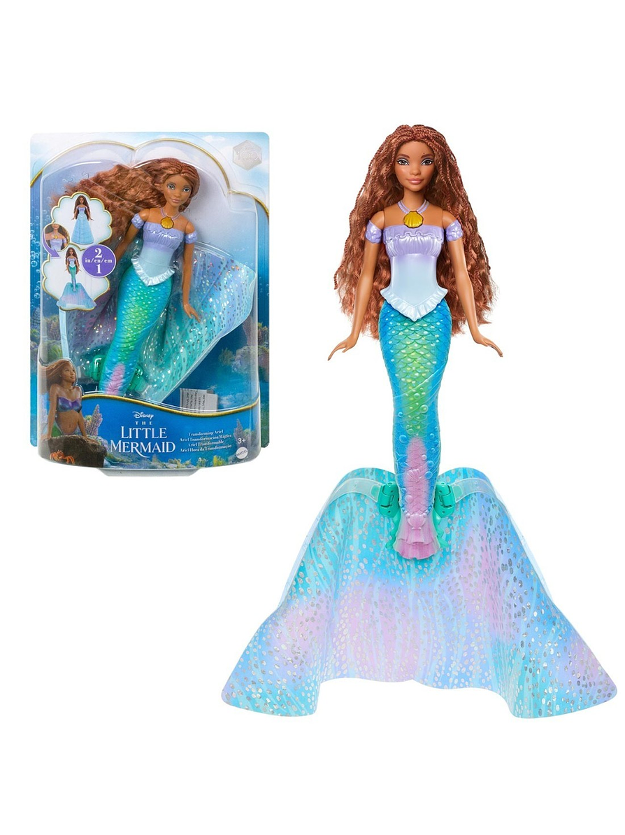 Disney La Sirenita Ariel Humana A Sirena 1