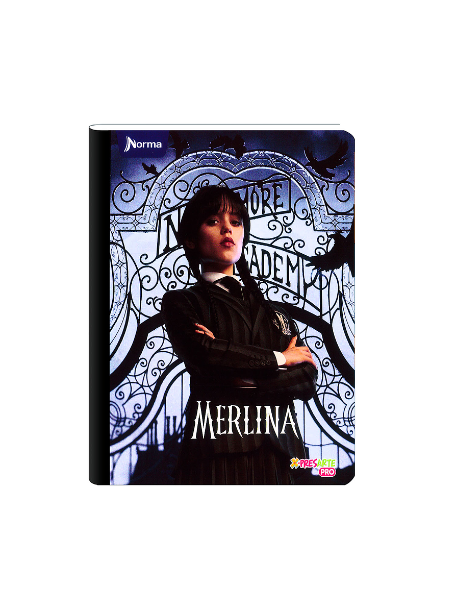 Cuaderno Cosido Norma Merlina 50 Hojas Cuadros 11