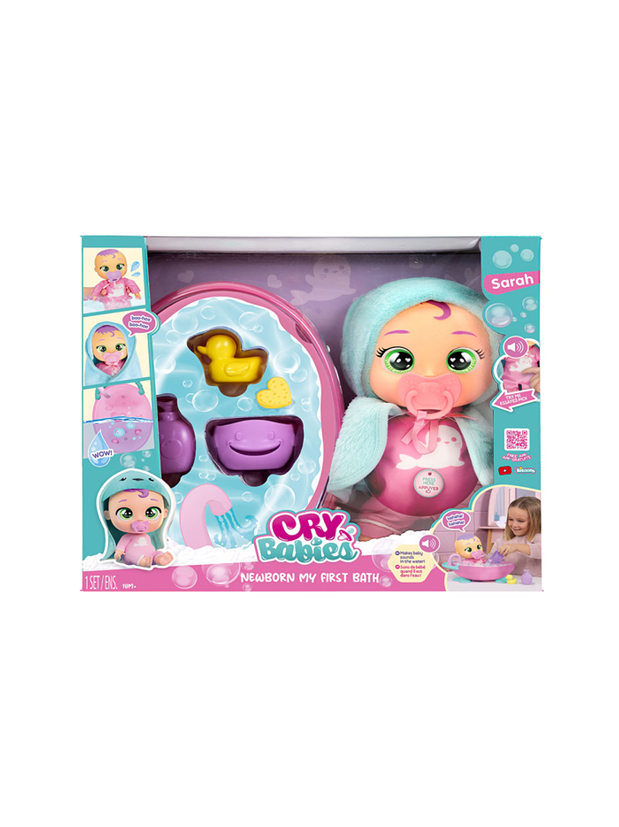 Bebes Llorones Hora De Mi Primer Baño Sarah 1