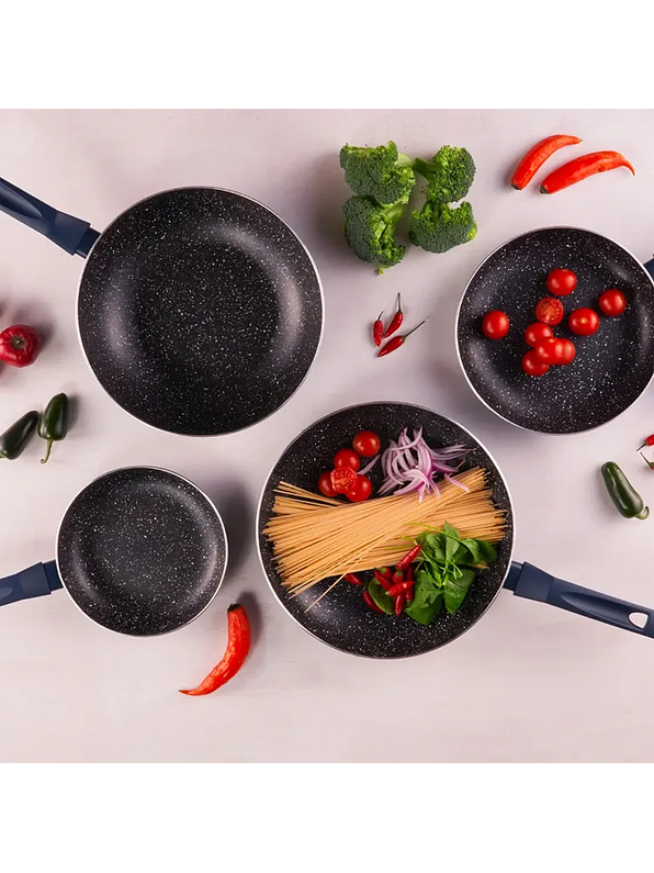 Sartén Ilko Granito Navy Antiadherente 24 cm 4