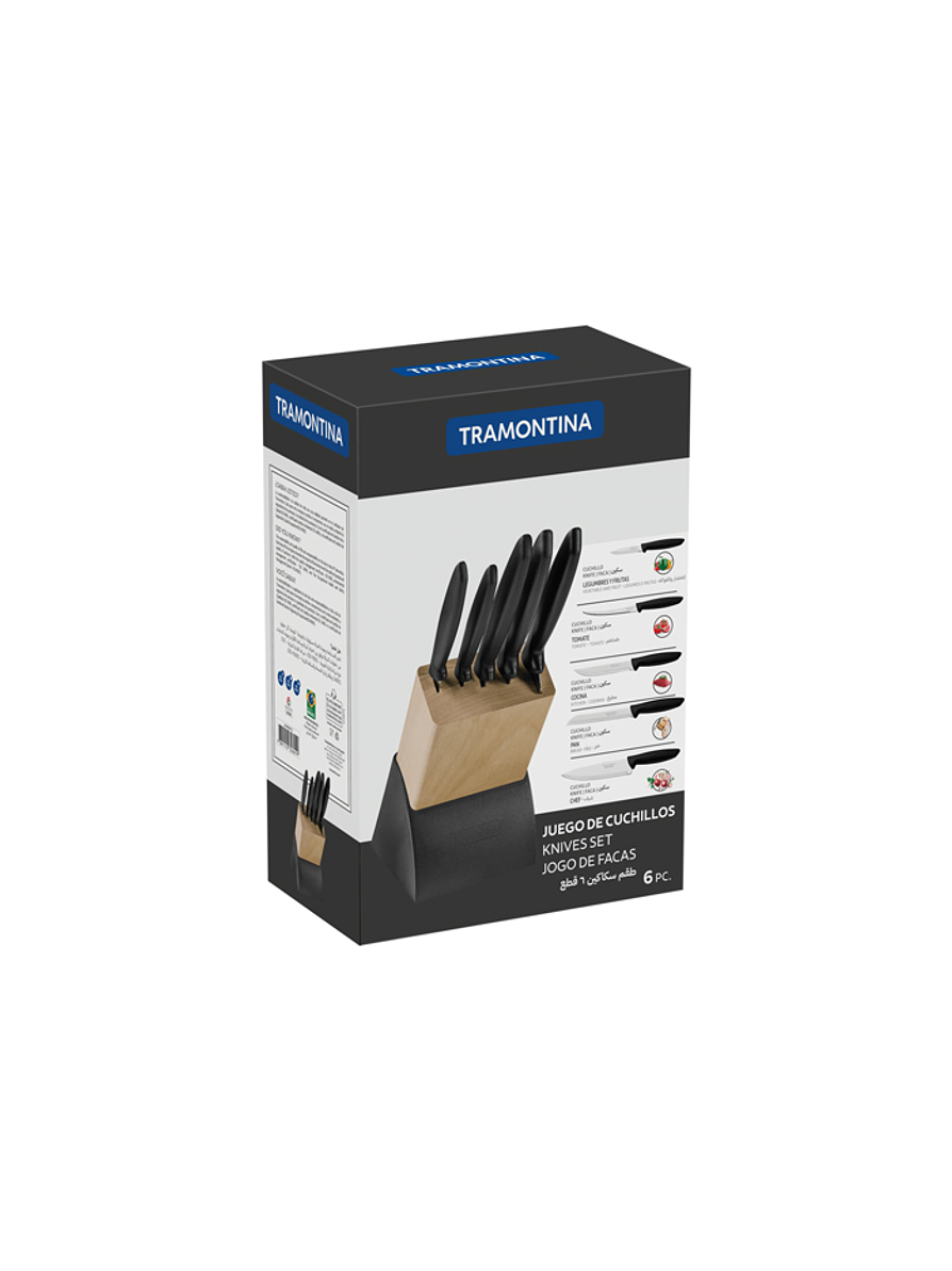 Set X 6 cuchillos Tramontina Plenus Acero Inoxidable 3