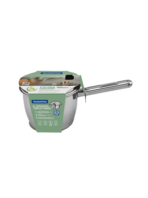 Olla Allegra Tramontina De Acero Inoxidable 16 Cm 2