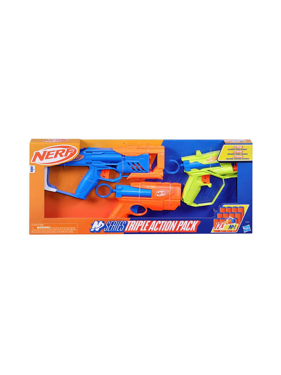 Nerf N Series Triple Accion 12 Dardos Nerf Hasbro 1