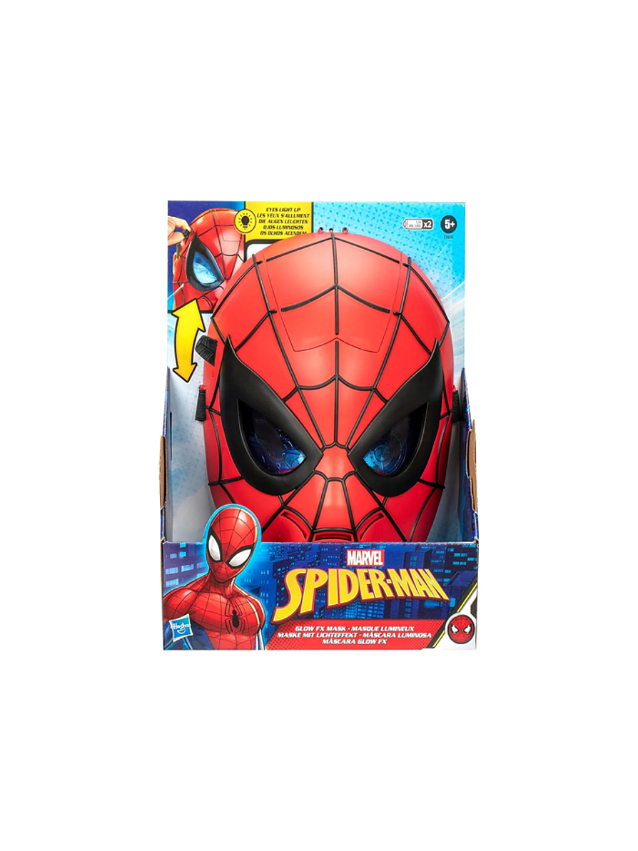 Máscara Luminosa de Marvel Spiderman Hasbro 1