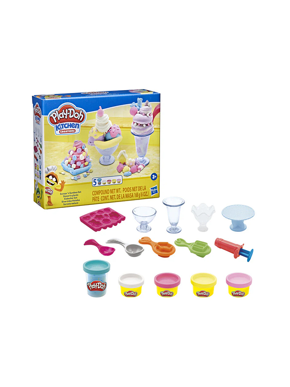 Play-Doh Divertidos Helados Hasbro 1