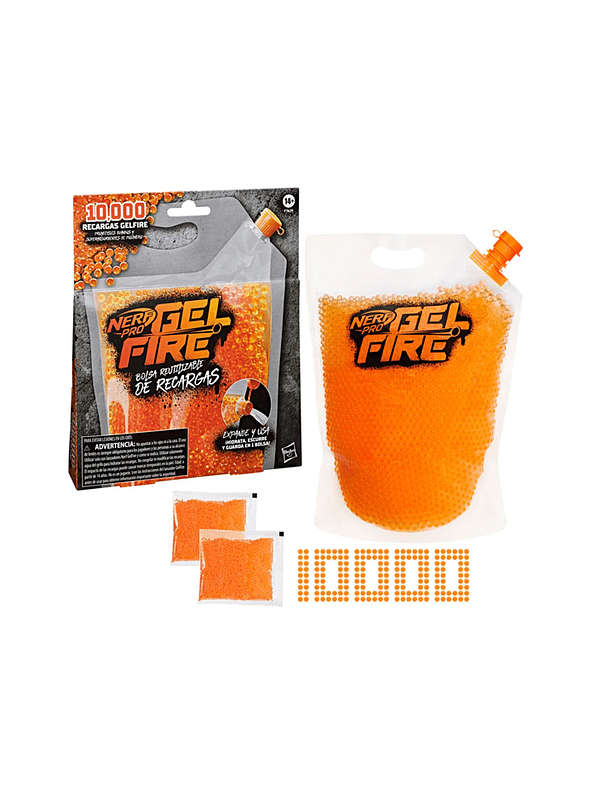 Recargas Nerf Pro Gel Fire 10.000 1