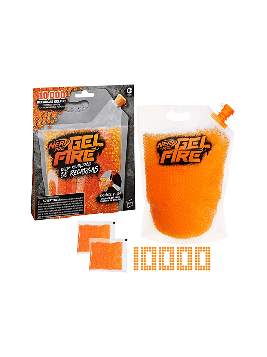 Recargas Nerf Pro Gel Fire 10.000 1