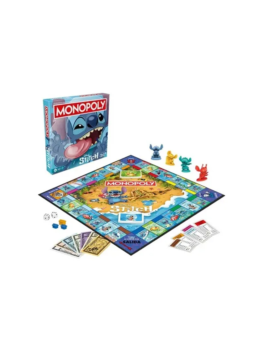 Monopoly Stitch Hasbro Gaming 1