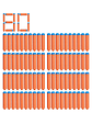 Nerf N1 Dardos Repuesto x 80 - Miniatura 2