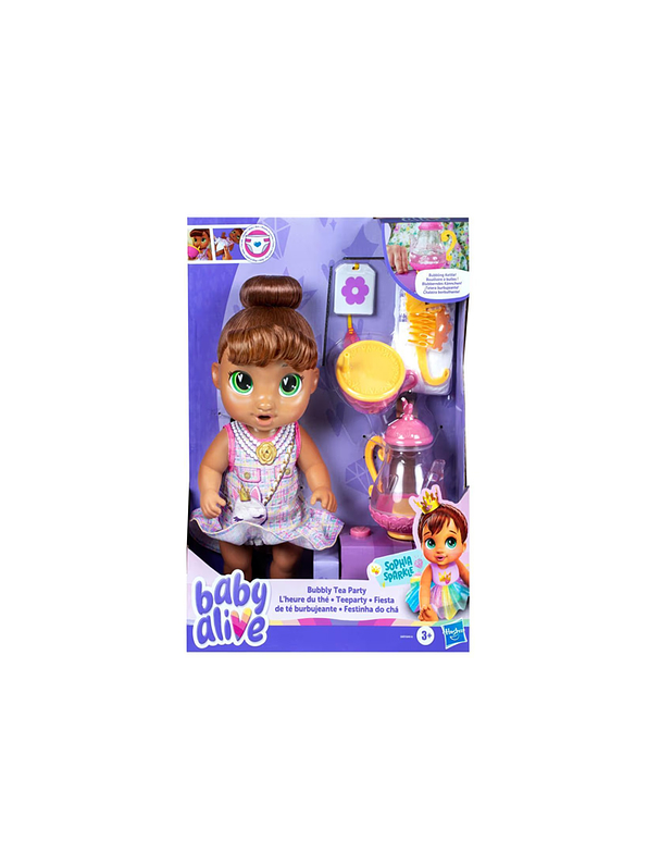 Baby Alive Bubbly Fiesta de Te Mágica Hasbro 1