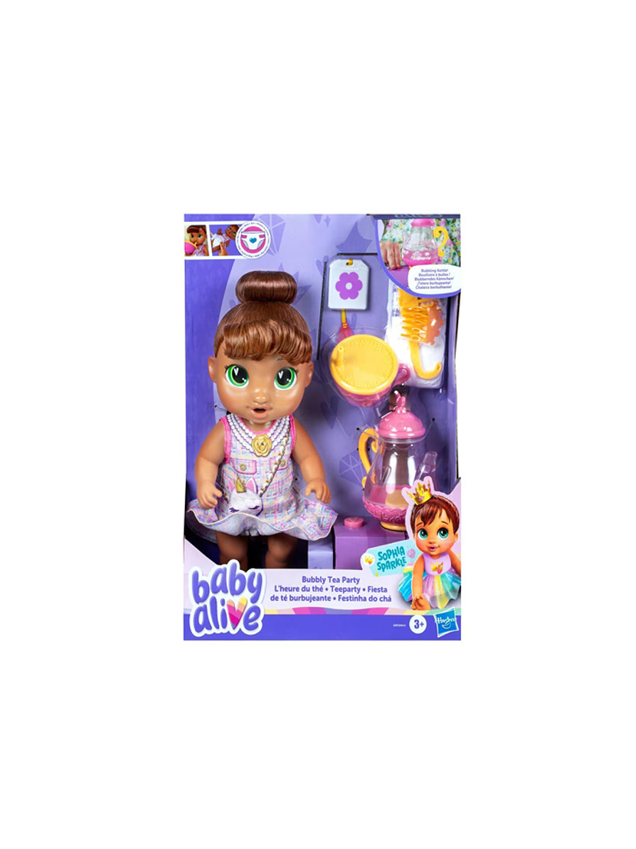 Baby Alive Bubbly Fiesta de Te Mágica Hasbro 1