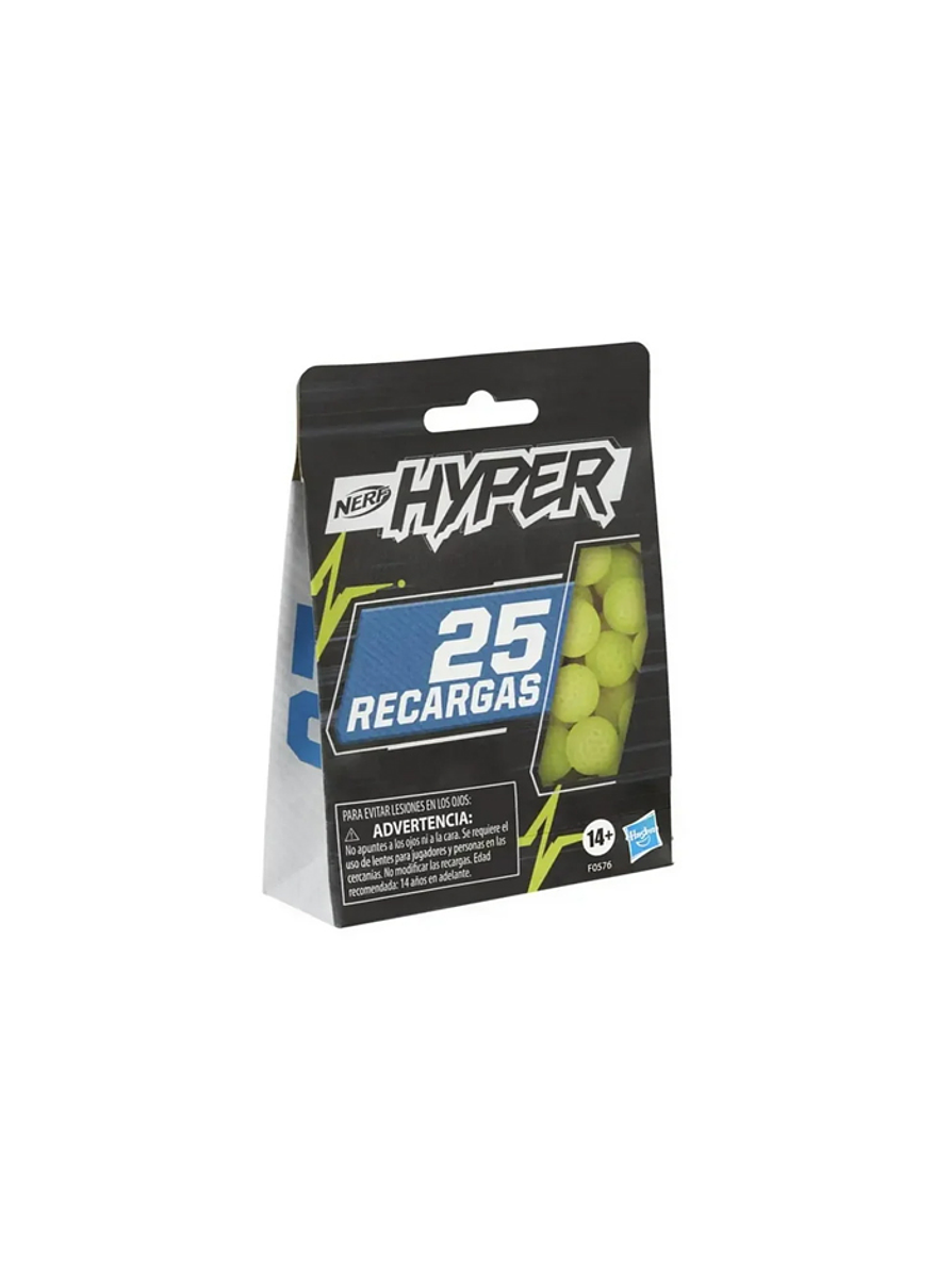 Nerf Hyper Recargas x 25 Hasbro 1