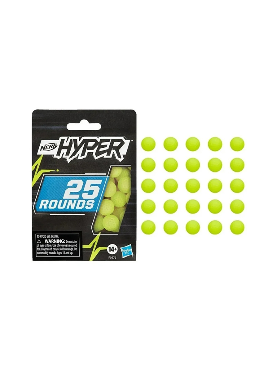 Nerf Hyper Recargas x 25 Hasbro 2
