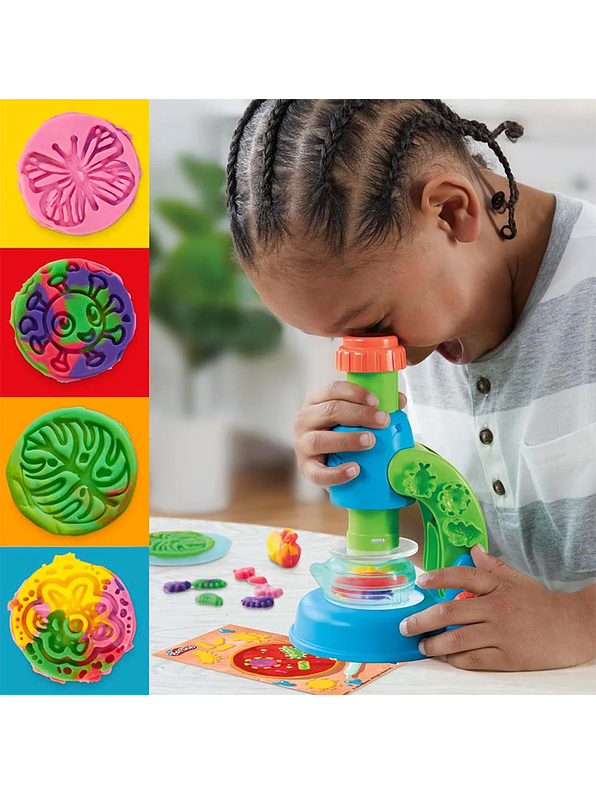 Play Doh Microscopio Luminoso Hasbro 3