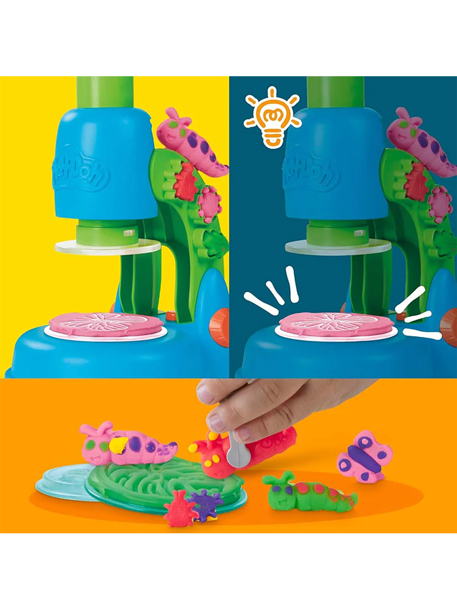 Play Doh Microscopio Luminoso Hasbro 4