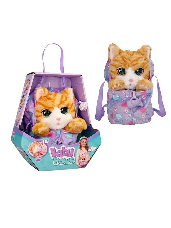 Peluche Interactivo Baby Paws Gato 1