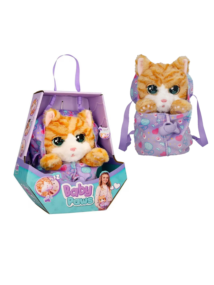 Peluche Interactivo Baby Paws Gato 1