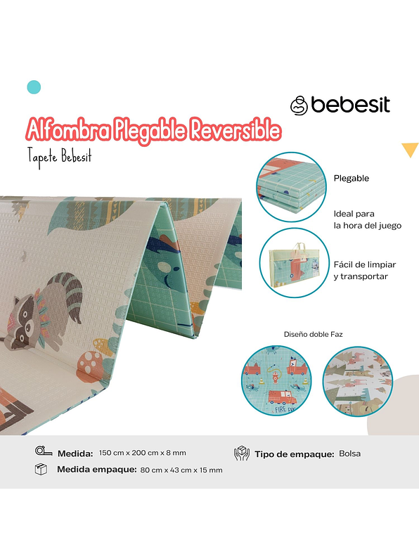 Alfombra Plegable Reversible Clouds/sail 6