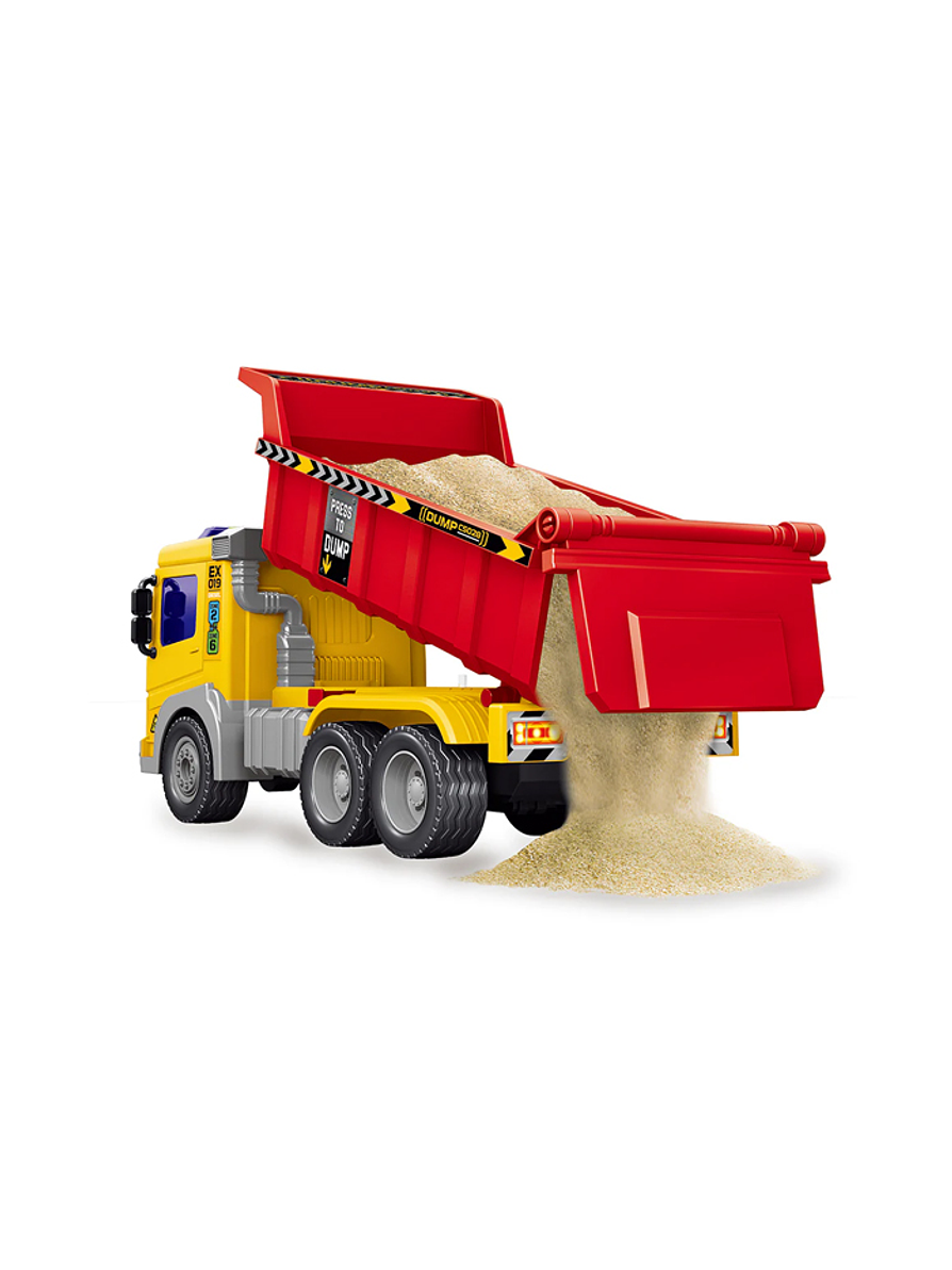 Vehículo De La Ciudad Volqueta Luces Y Sonidos Ultrax 2