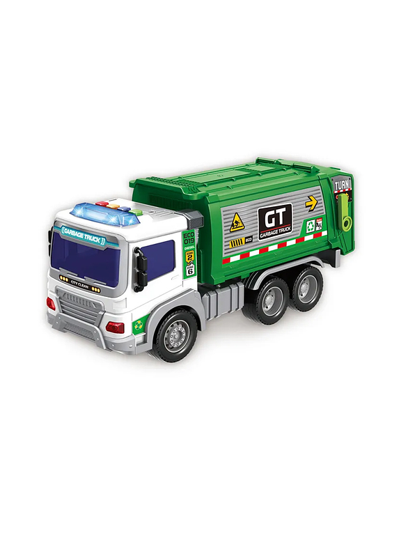 Vehículo De La Ciudad Recolector de basura Luces y Sonidos 1