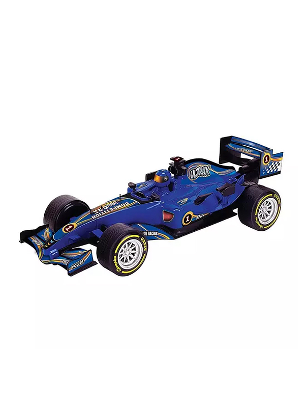 Vehículo Azul De Carrera Formula 1 Luces y Sonidos Ultrax 1