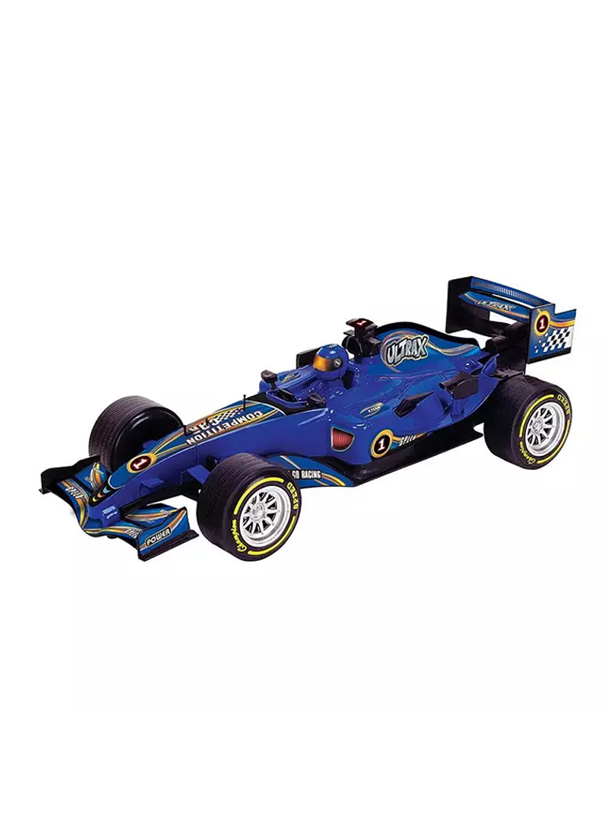 Vehículo Azul De Carrera Formula 1 Luces y Sonidos Ultrax 1