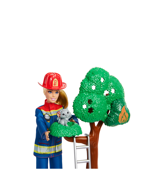 Barbie Profesiones Bombera al Rescate 6