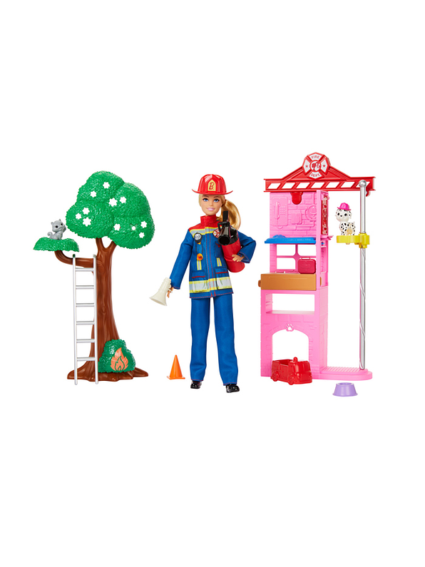 Barbie Profesiones Bombera al Rescate 1