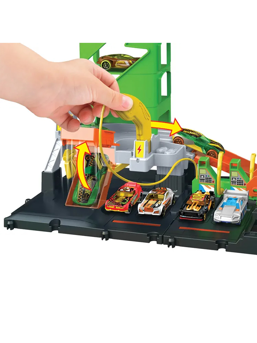 Hot Wheels Super Estación de Combustible 3