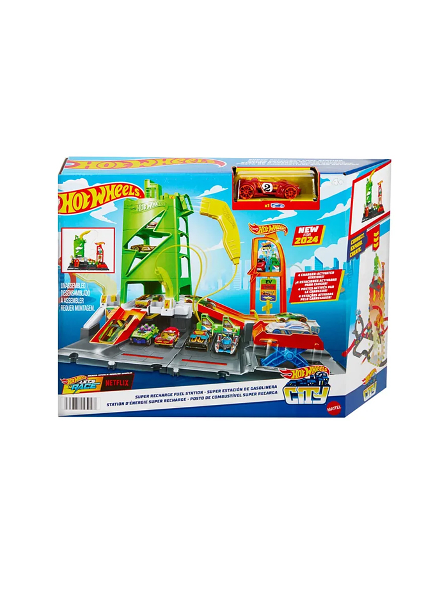 Hot Wheels Super Estación de Combustible 5