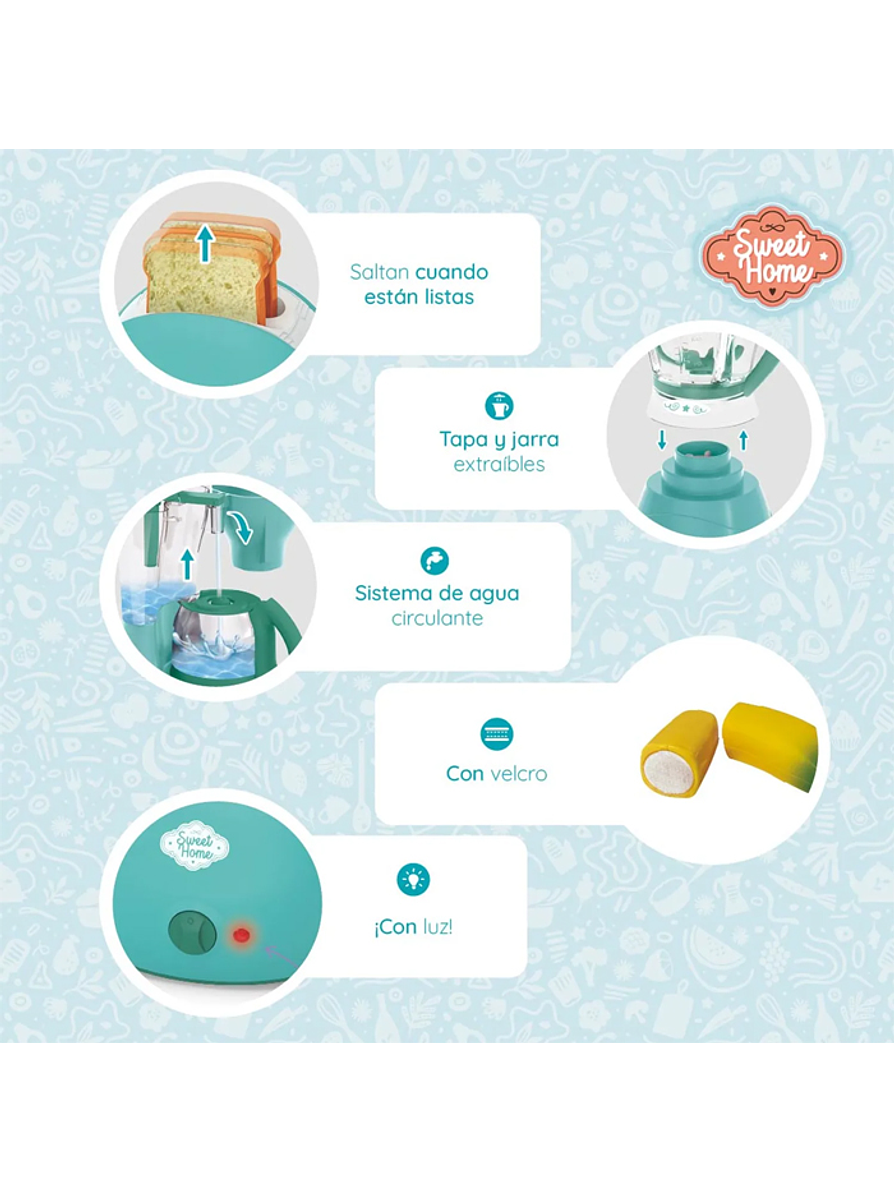 Sweet Home Mi Maravilloso Set de Desayuno 4