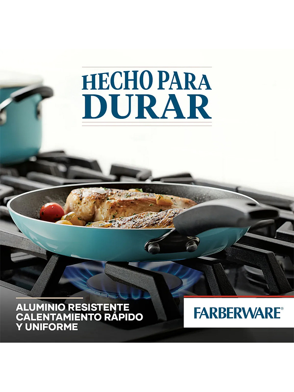 Batería de Cocina Antiadherente 12 Piezas Faberware 4