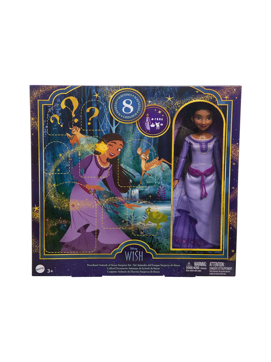 Disney Wish Set Animales Del Bosque Sorpresa De Rosas 4