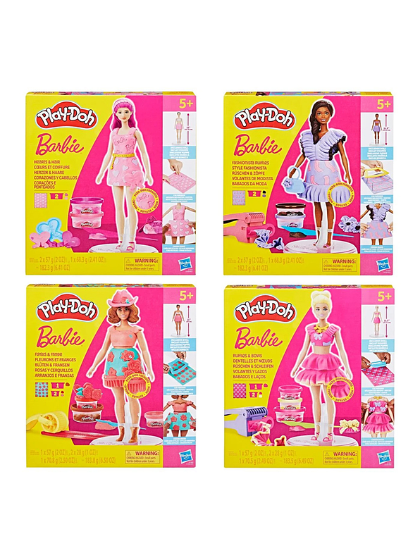 Play Doh Barbie Rosas & Cerquillos Surtidas 1