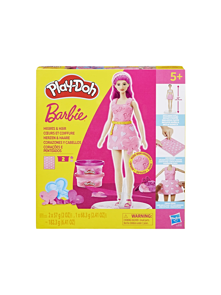 Play Doh Barbie Rosas & Cerquillos Surtidas 8