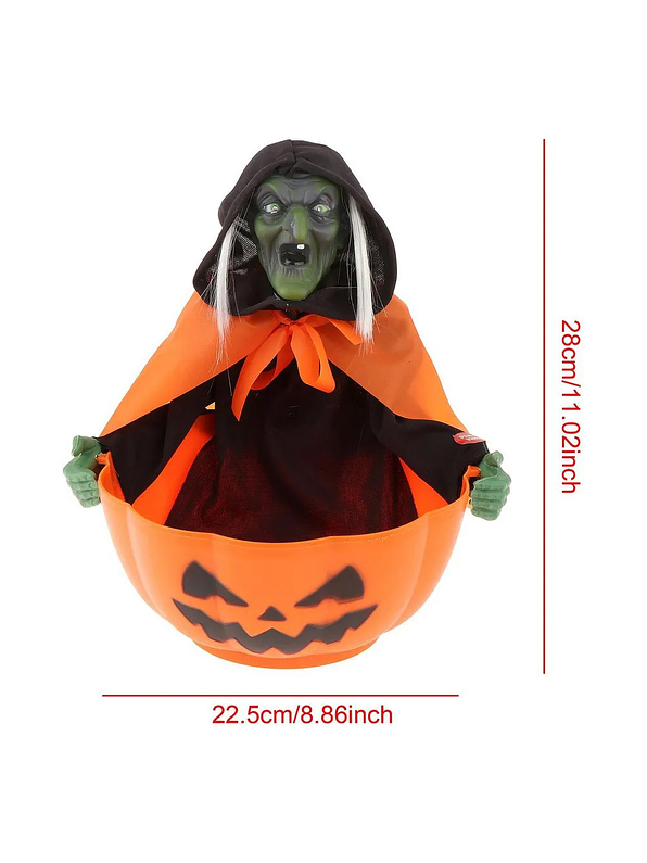 Adorno Decorativo De Halloween Dulcera De Bruja  4