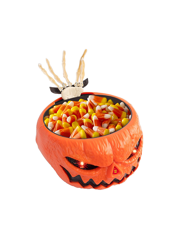 Adorno Decorativo de Halloween Para Dulces Calabaza  3