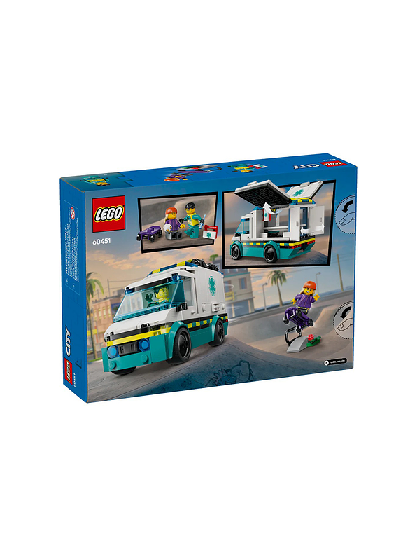 Lego City Ambulancia De Emergencias  3
