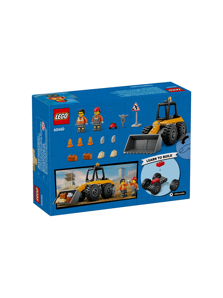 Lego City Cargadora con Ruedas Amarilla  3