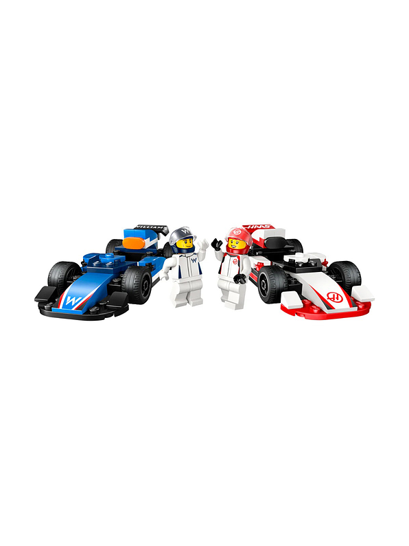 Lego City Coches F1 Williams Racing y Haas F1  2