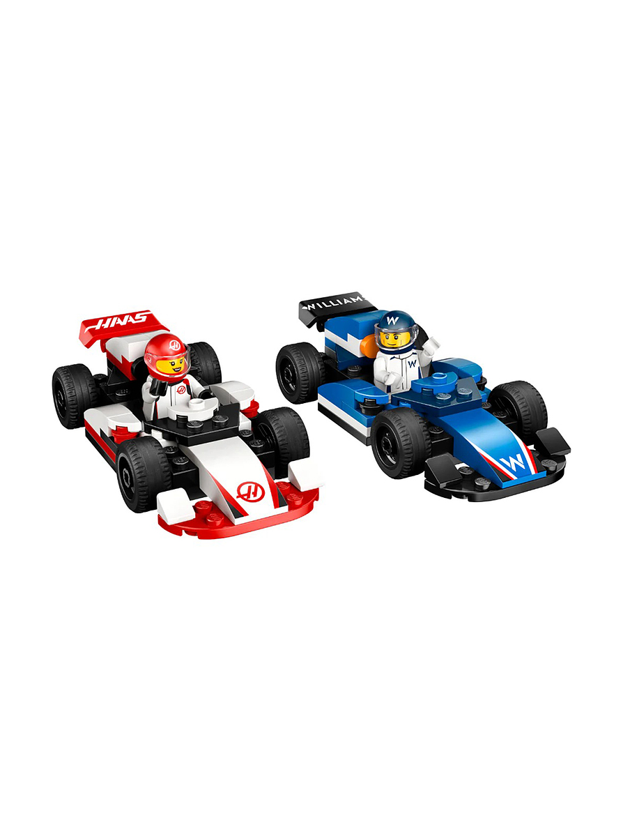 Lego City Coches F1 Williams Racing y Haas F1  4