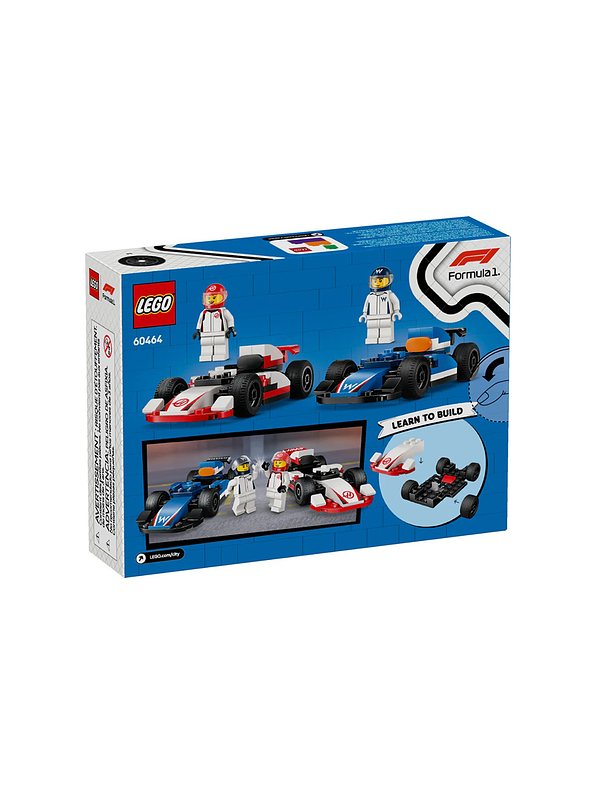 Lego City Coches F1 Williams Racing y Haas F1  3