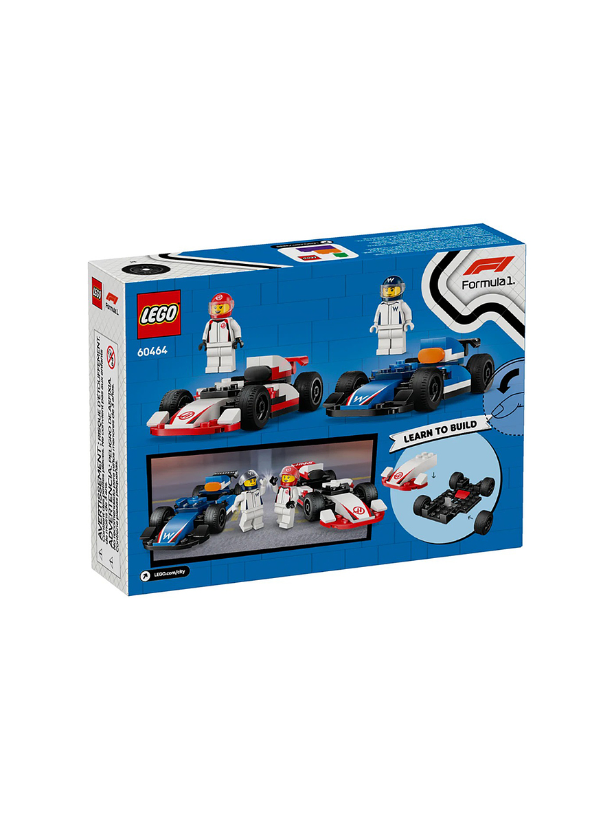 Lego City Coches F1 Williams Racing y Haas F1  3