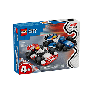 Lego City Coches F1 Williams Racing y Haas F1 