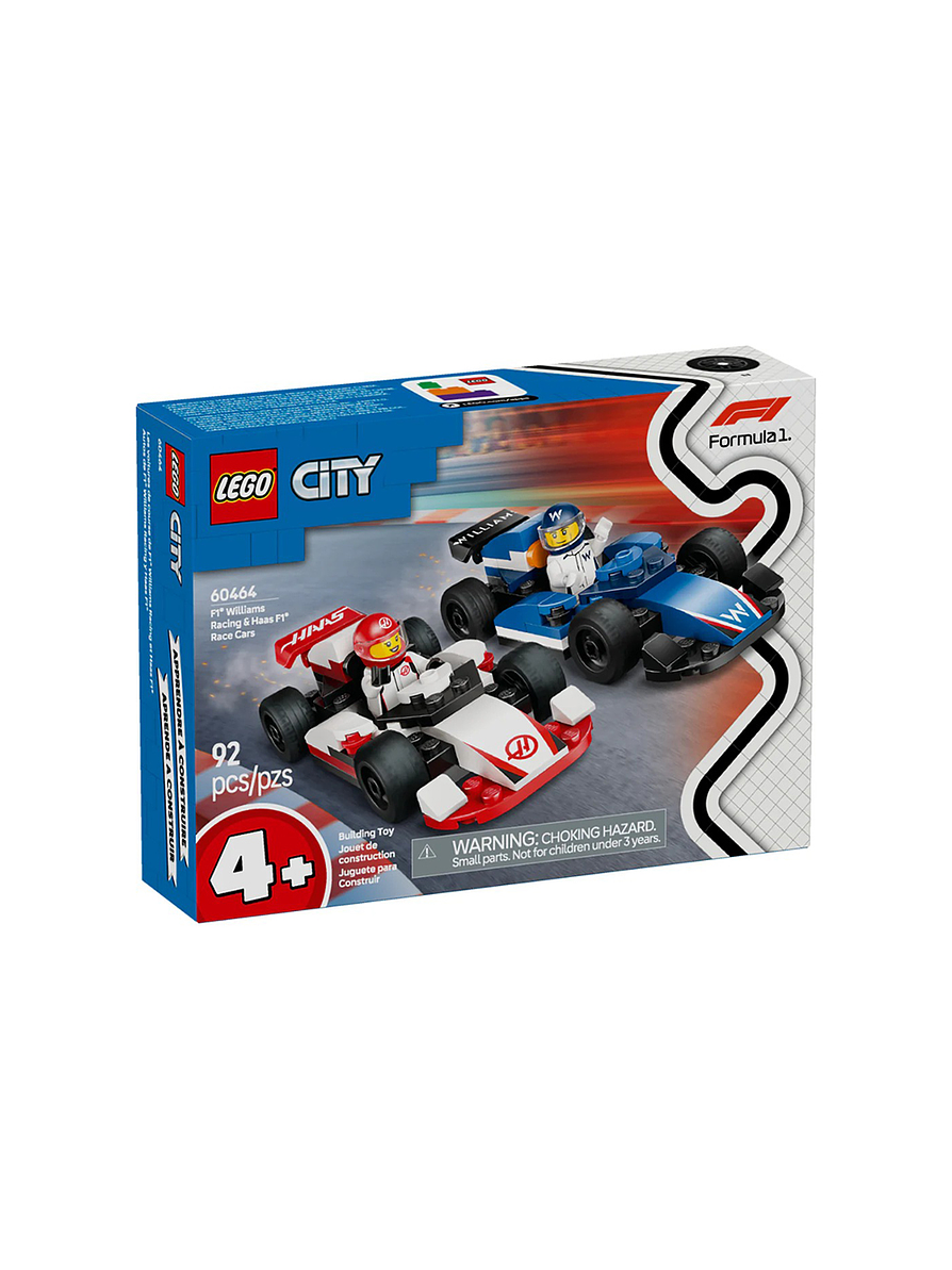 Lego City Coches F1 Williams Racing y Haas F1  1